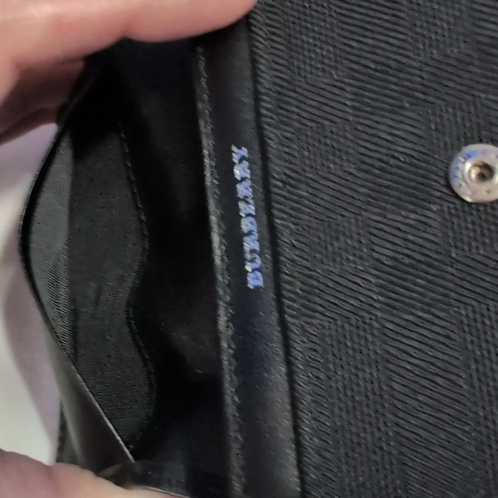 Burberry Black Canvas And Leather Card Case/Wallet - Picture 7 of 9